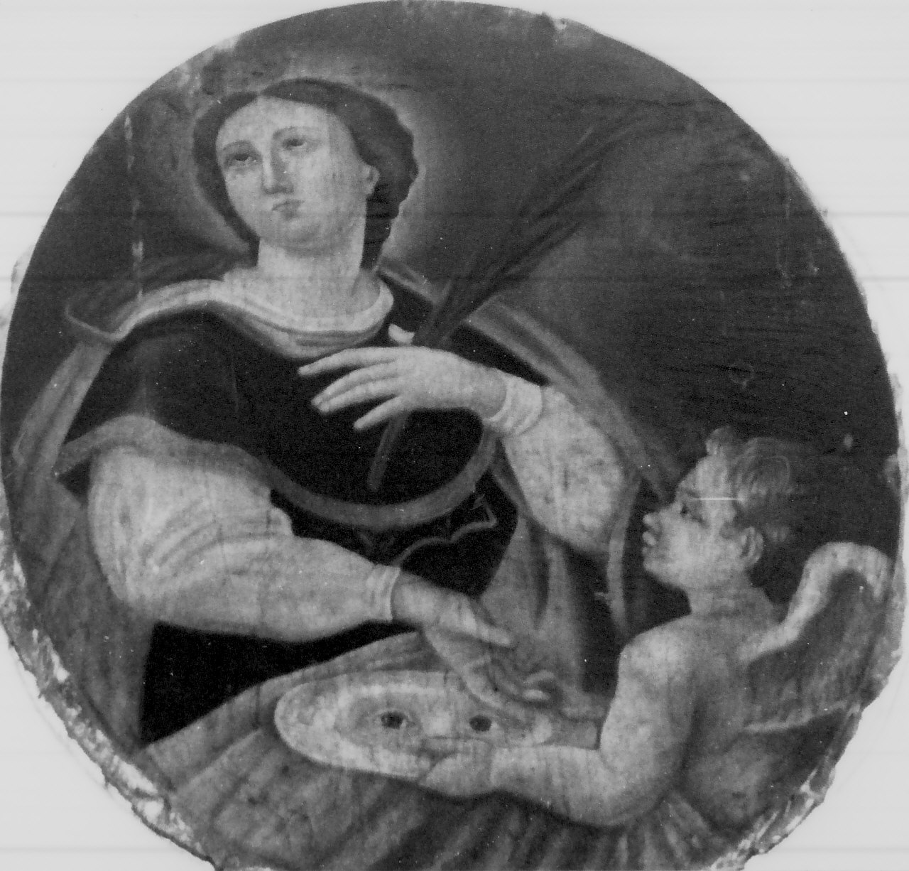 Santa Lucia (dipinto, opera isolata) - ambito Italia meridionale (fine sec. XVIII)