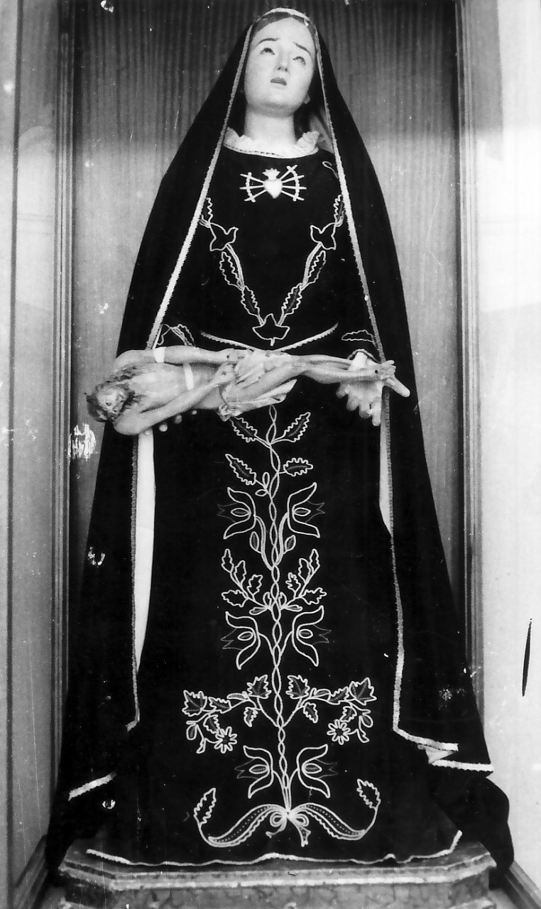 Madonna Addolorata (manichino, opera isolata) - bottega Italia meridionale (fine/inizio secc. XVIII/ XIX)