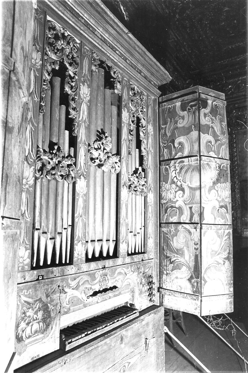 cassa d'organo, opera isolata - bottega Italia meridionale (seconda metà sec. XVIII)
