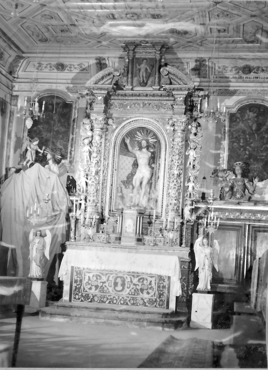 altare, complesso decorativo - bottega calabrese (sec. XVIII)