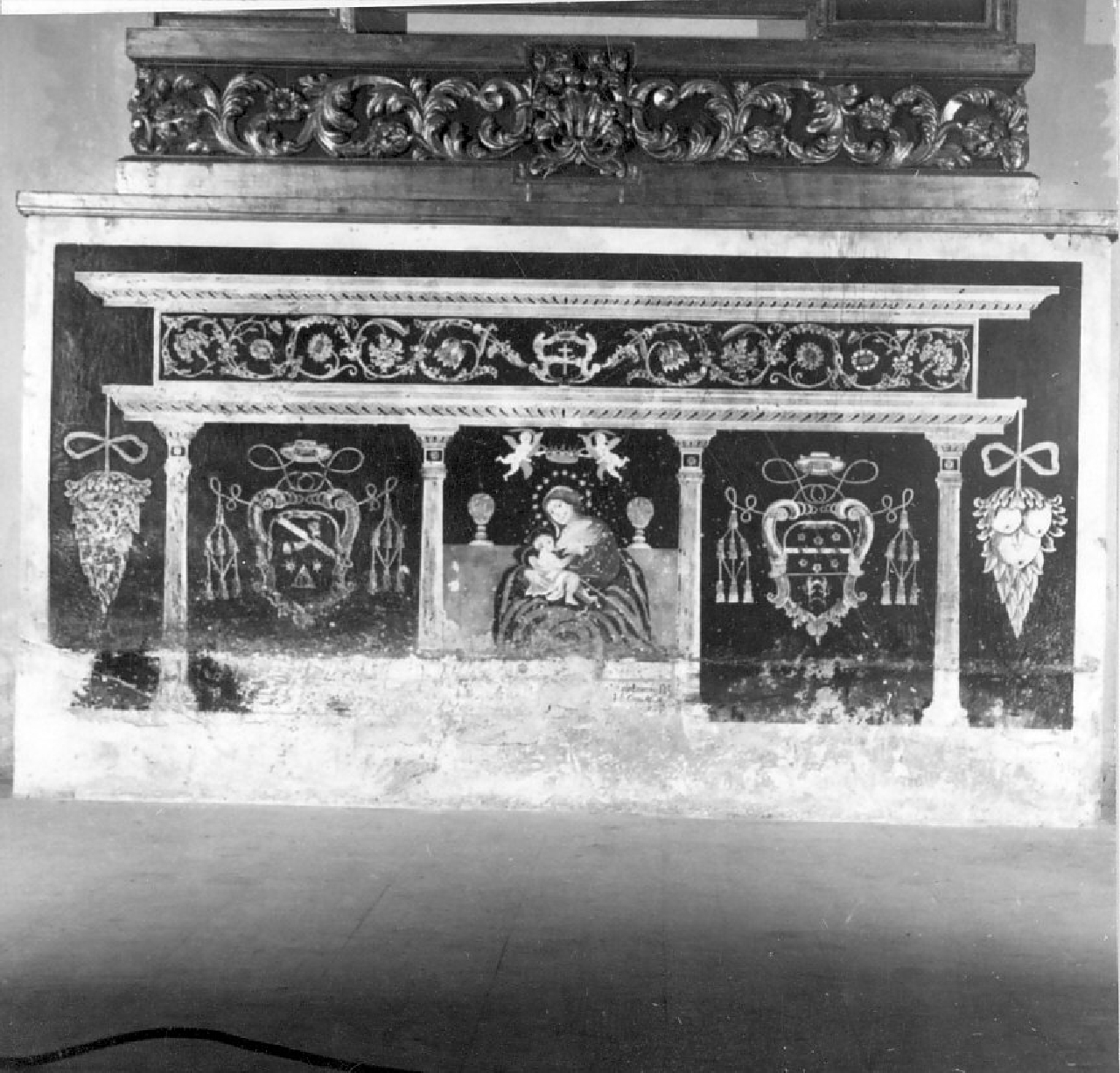 paliotto, opera isolata - bottega Italia meridionale (sec. XVII)