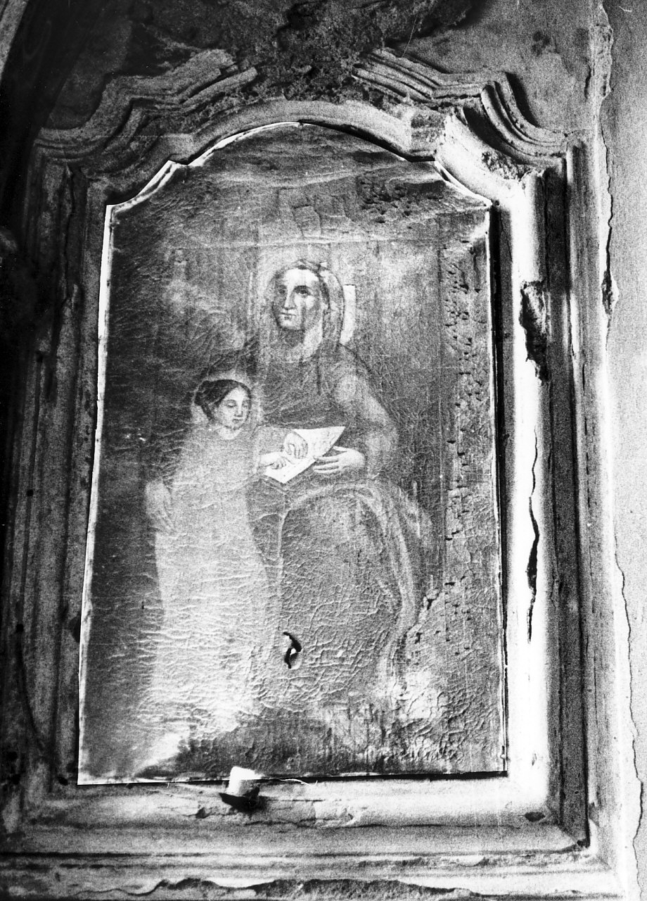 educazione di Maria Vergine (dipinto) di Santanna Giuseppe (sec. XIX)