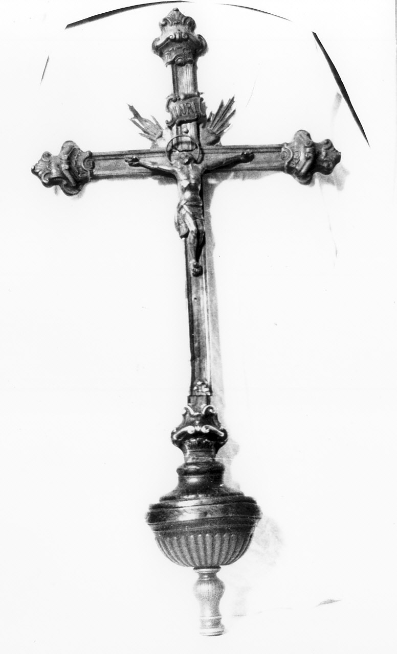 croce processionale - bottega Italia meridionale (sec. XIX)