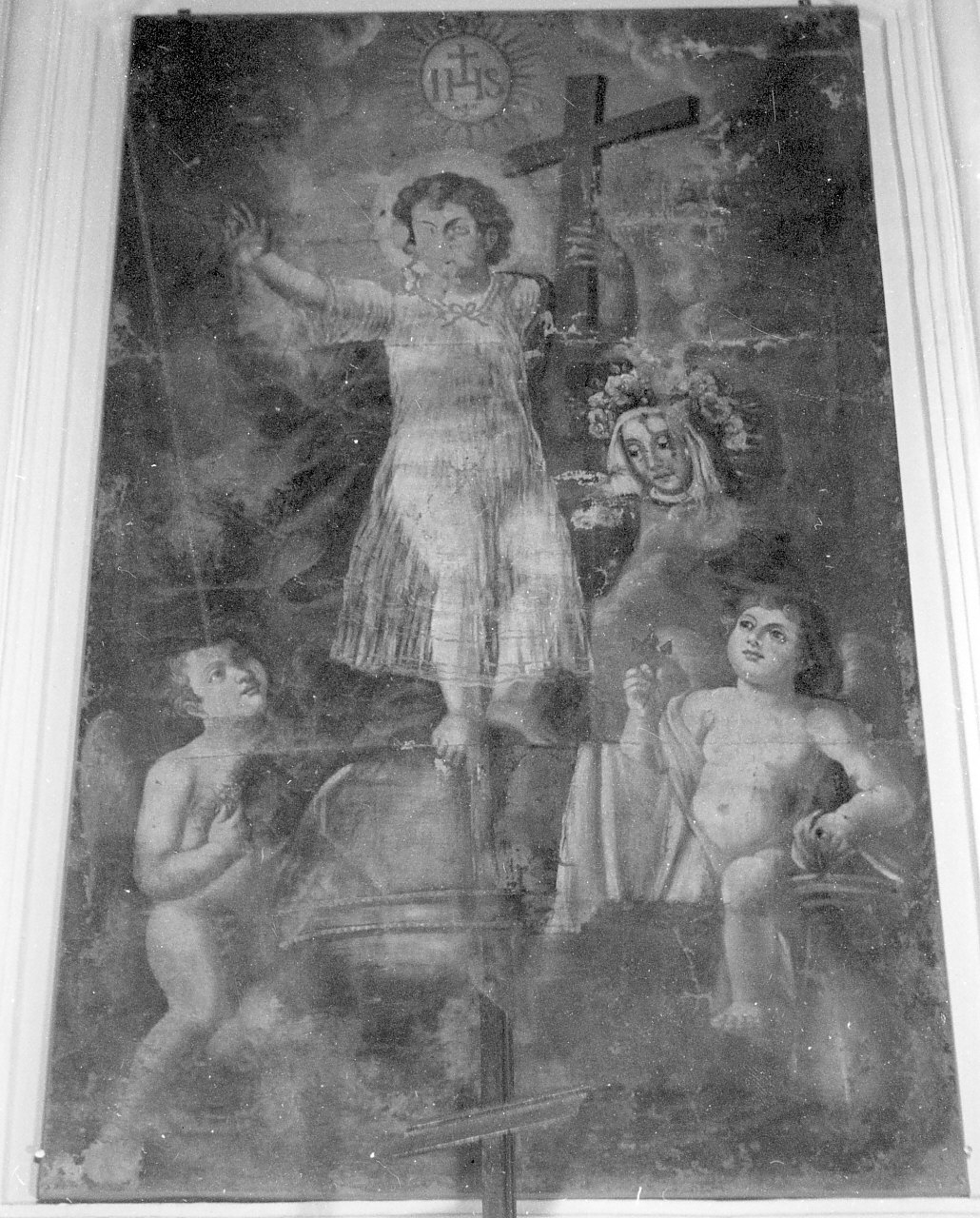 Gesù Bambino benedicente (dipinto) - ambito Italia meridionale (sec. XIX)