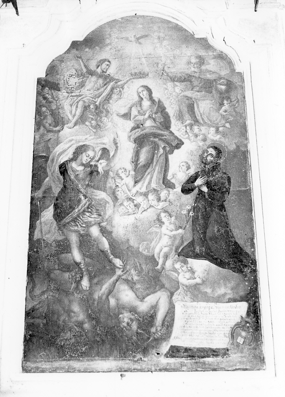 incoronazione di Maria Vergine (dipinto) - ambito calabrese (sec. XVII)