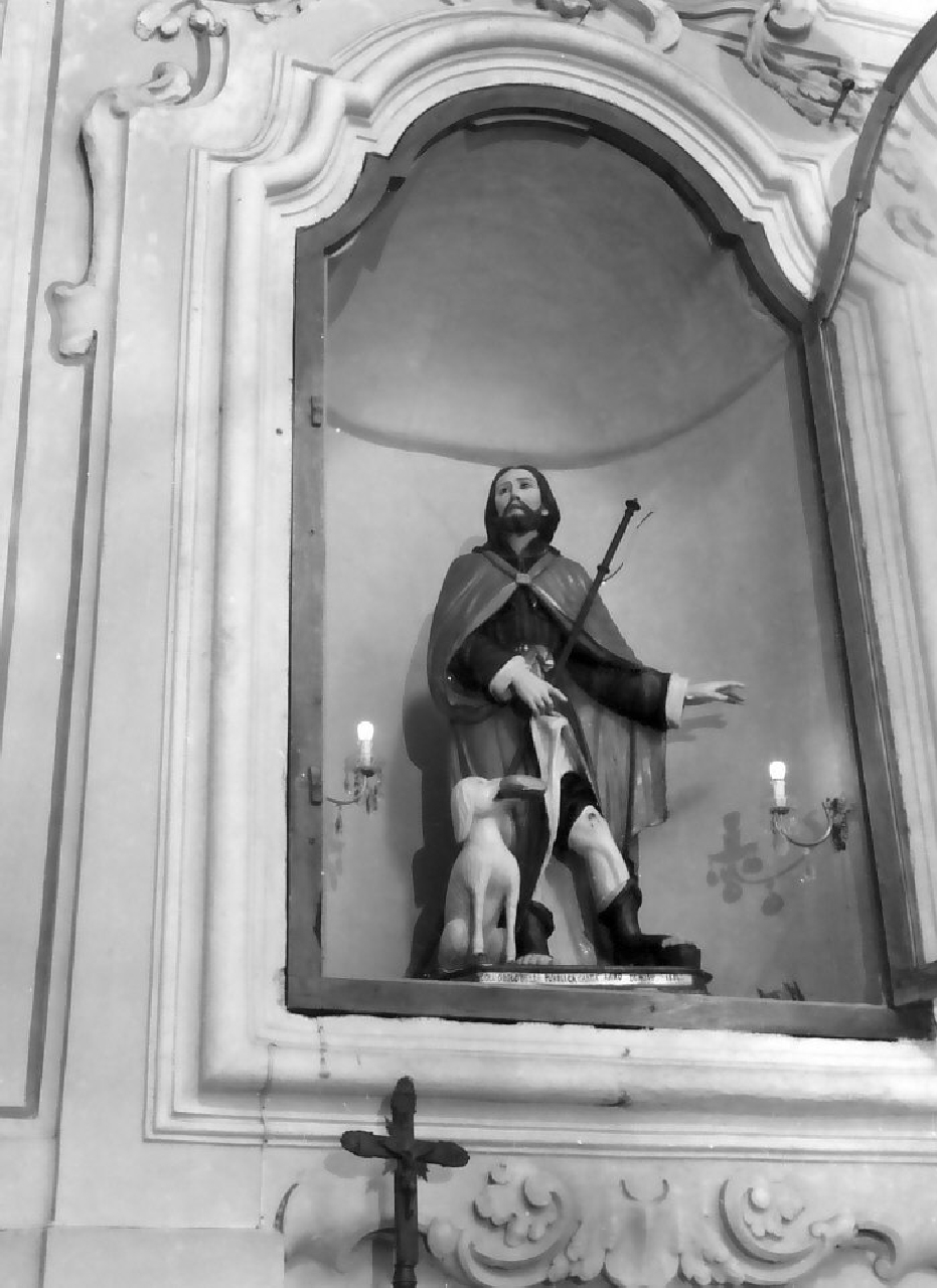San Rocco (statua, opera isolata) - bottega calabrese (sec. XIX)