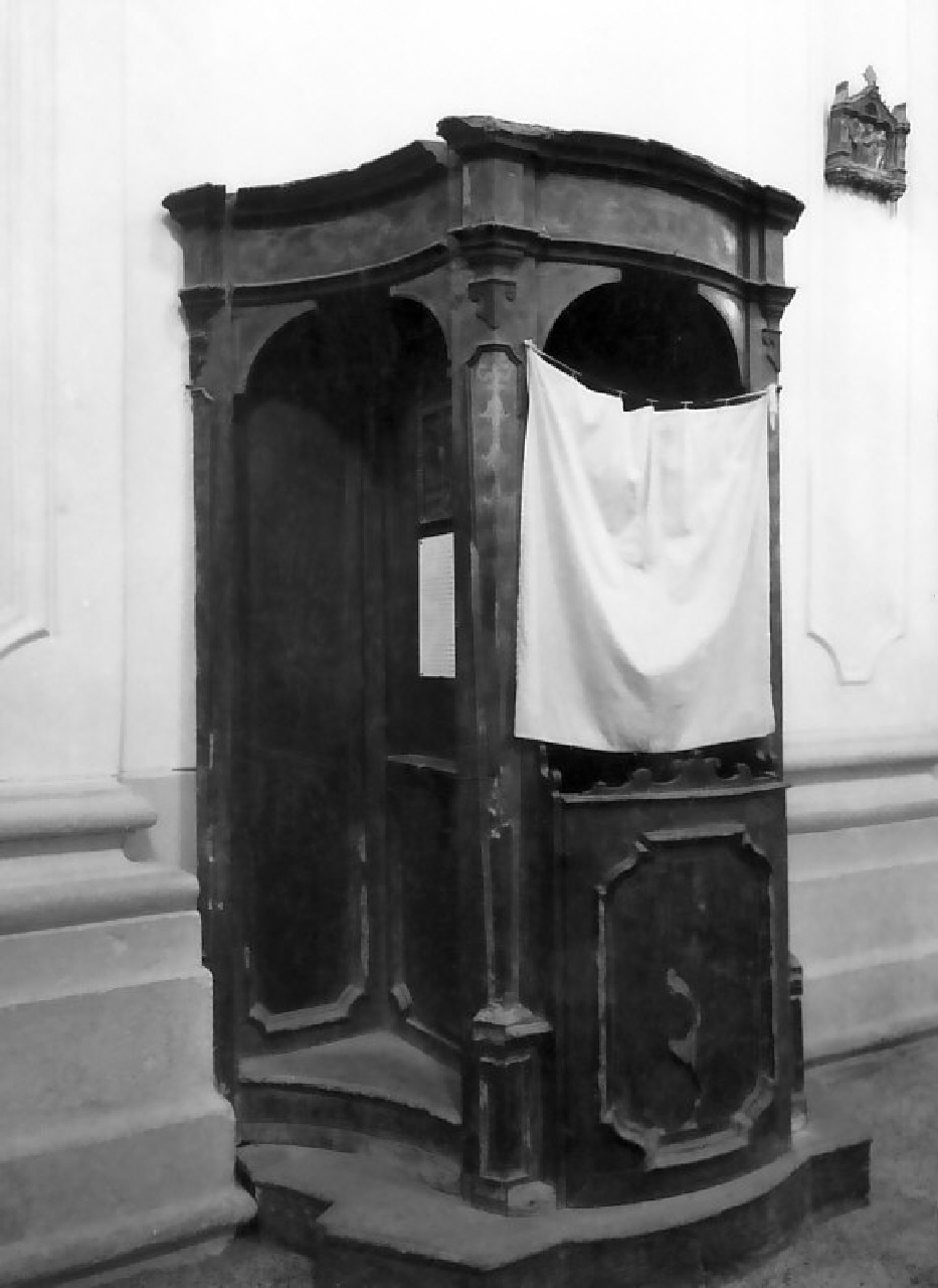 confessionale, serie - bottega calabrese (sec. XVIII)