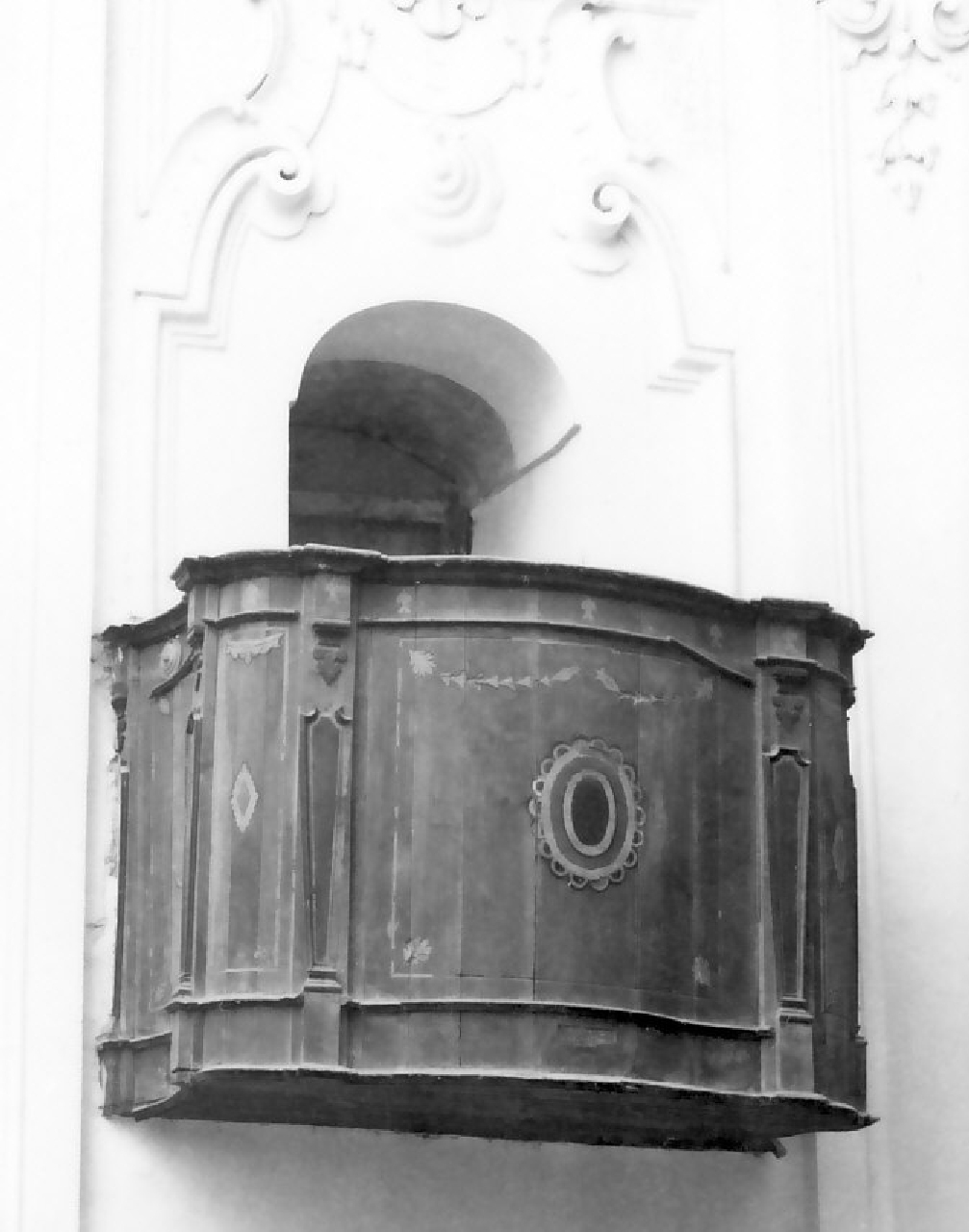 pulpito, opera isolata - bottega calabrese (sec. XVIII)