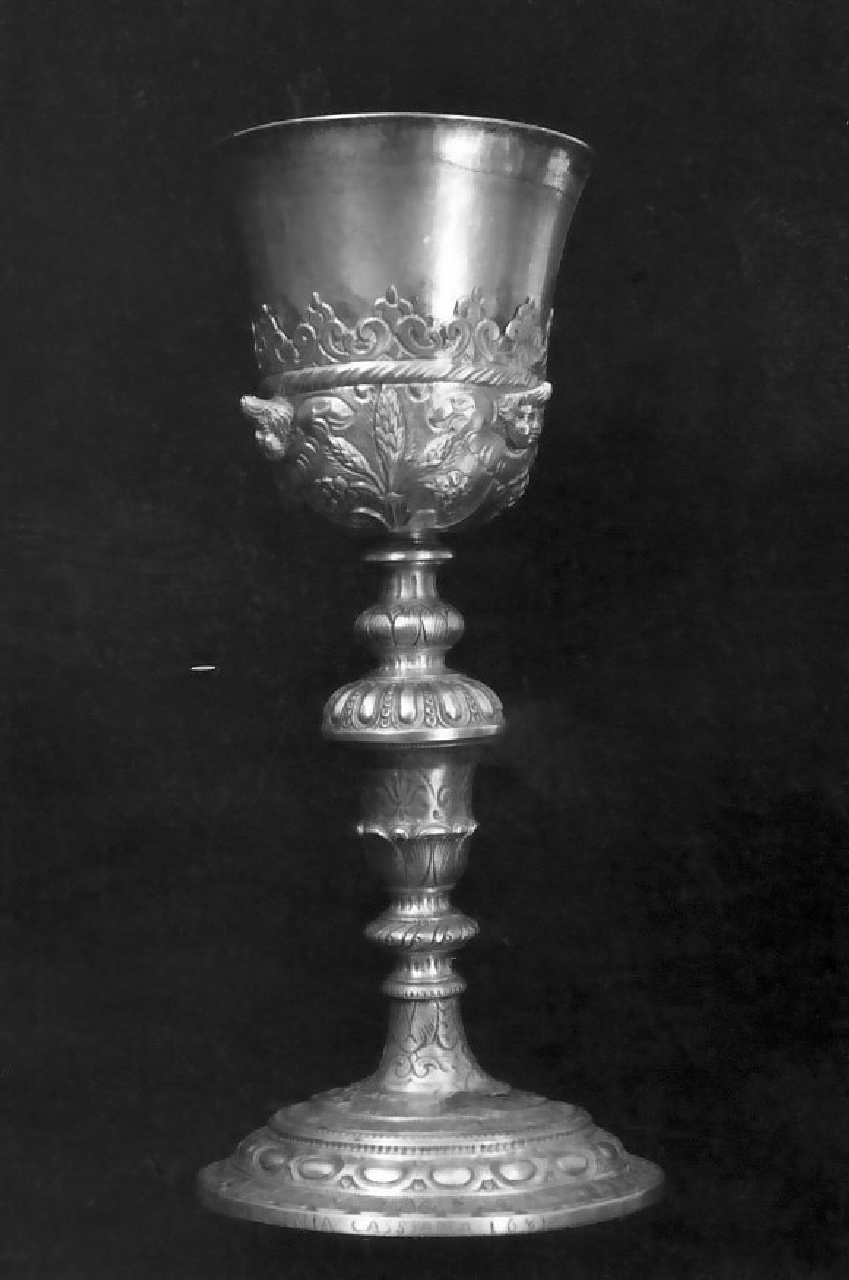 calice, opera isolata - bottega napoletana (seconda metà sec. XVII)
