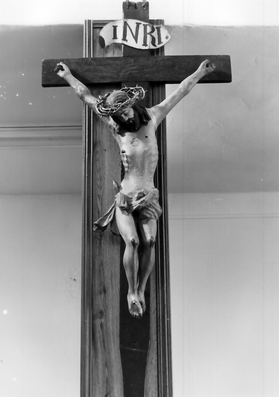 crocifisso, opera isolata - bottega Italia meridionale (sec. XIX)