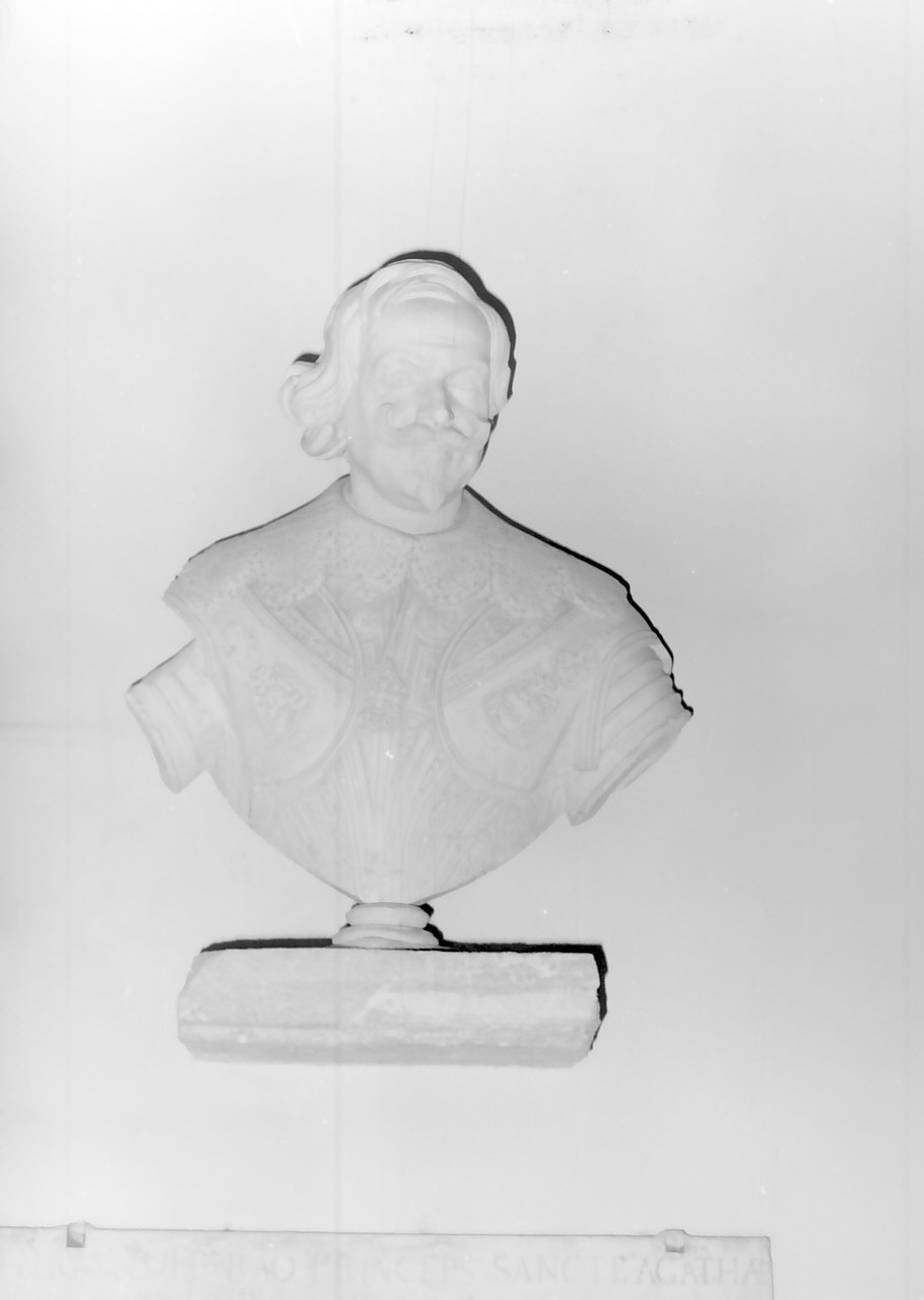 Tommaso Firrao, figura maschile (busto) - bottega napoletana (seconda metà sec. XIX)