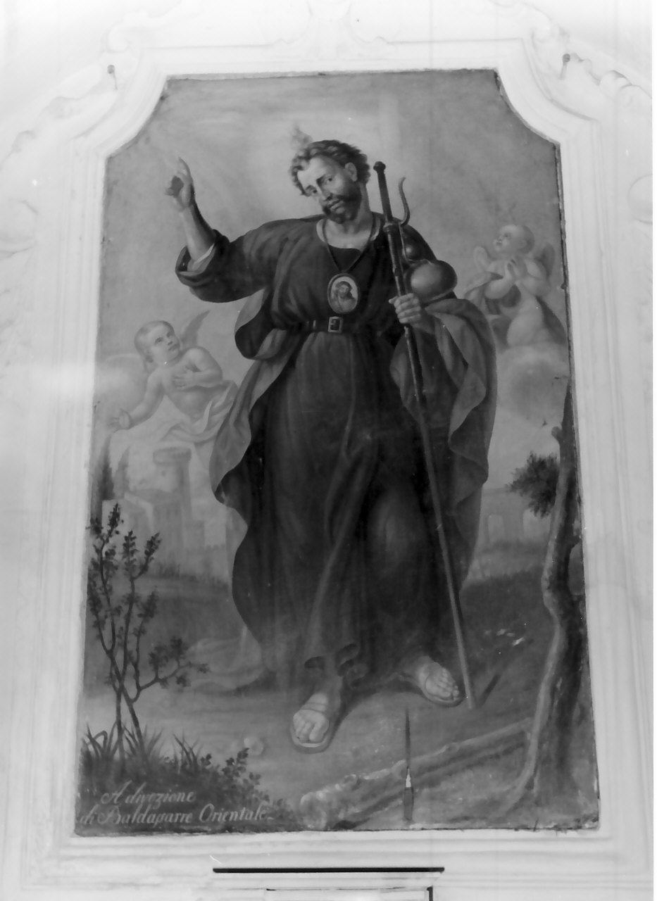 Santo (dipinto) di Santoro Giovanni Battista (sec. XIX)