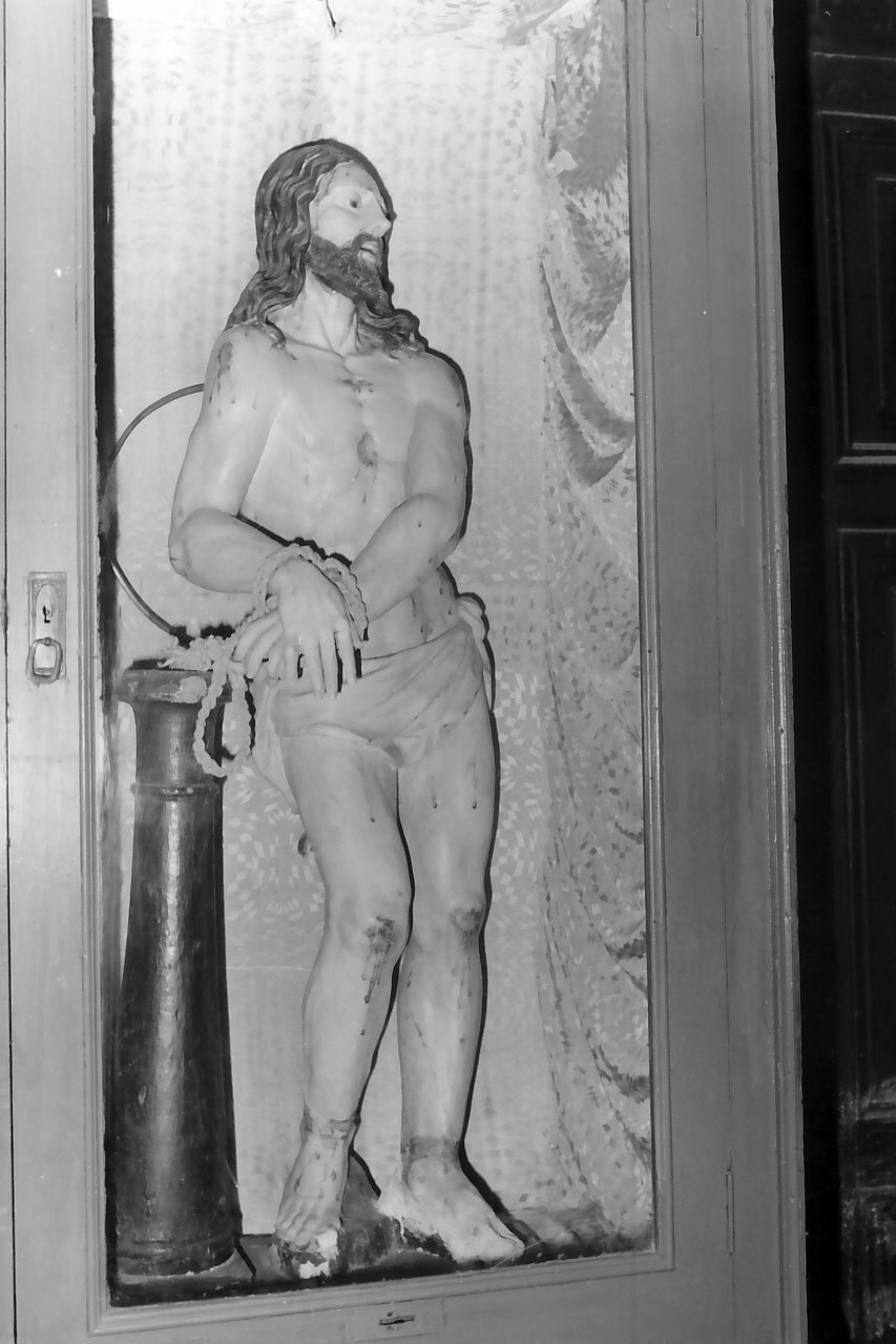 Cristo alla colonna (scultura) - bottega Italia meridionale (seconda metà sec. XIX)
