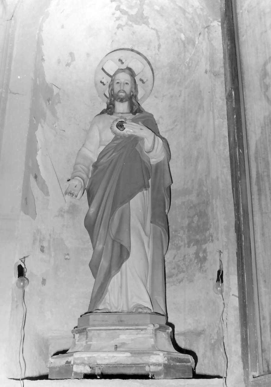 Sacro Cuore di Gesù (scultura) - bottega Italia meridionale (seconda metà sec. XIX)