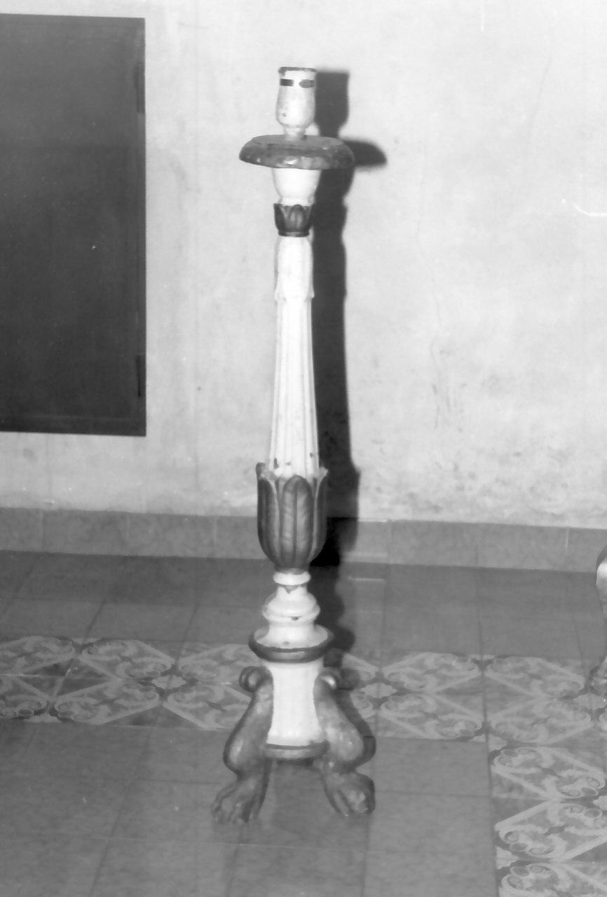 candelabro, serie - bottega Italia meridionale (seconda metà sec. XIX)