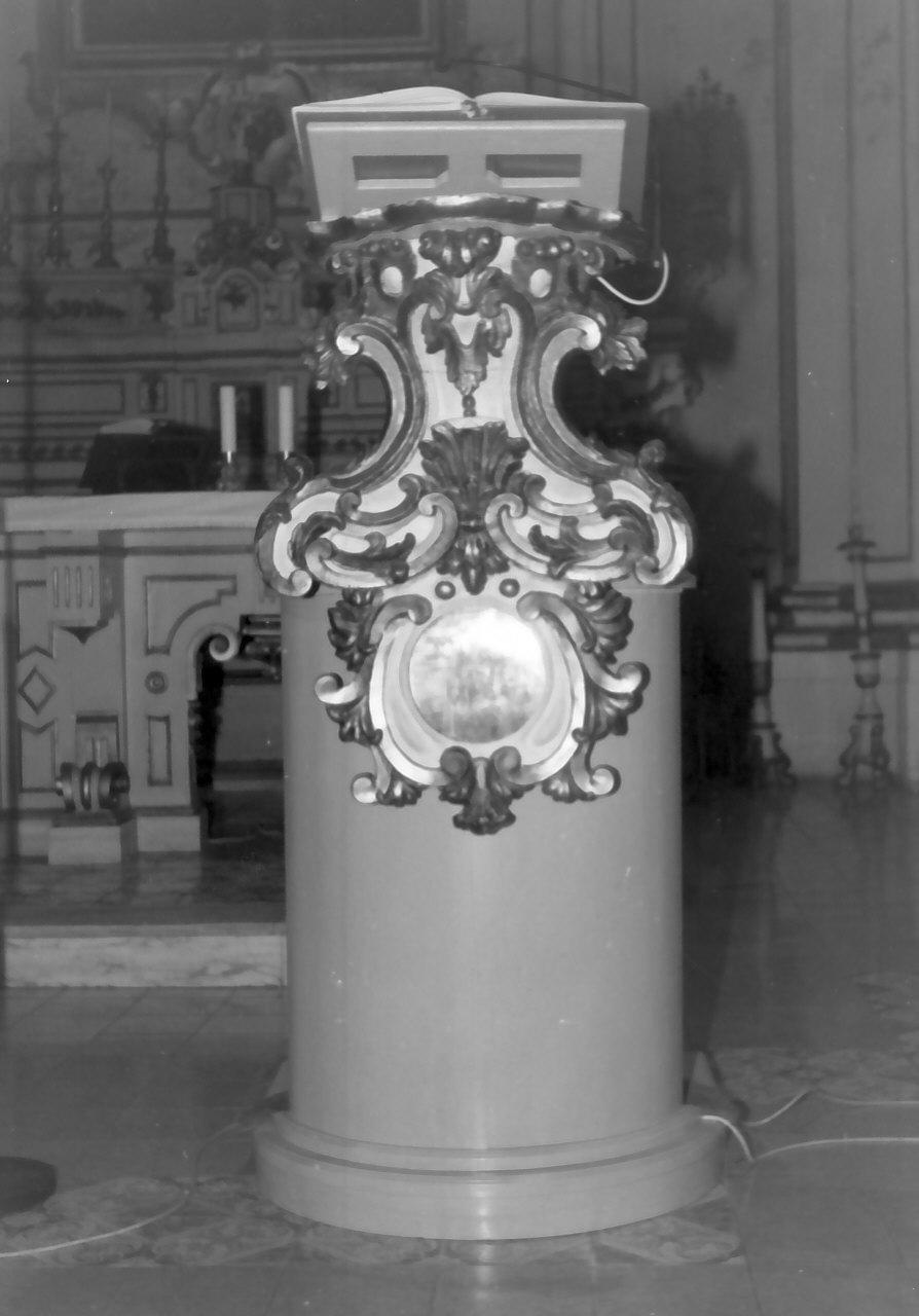 leggio, opera isolata - bottega Italia meridionale (seconda metà sec. XVIII)