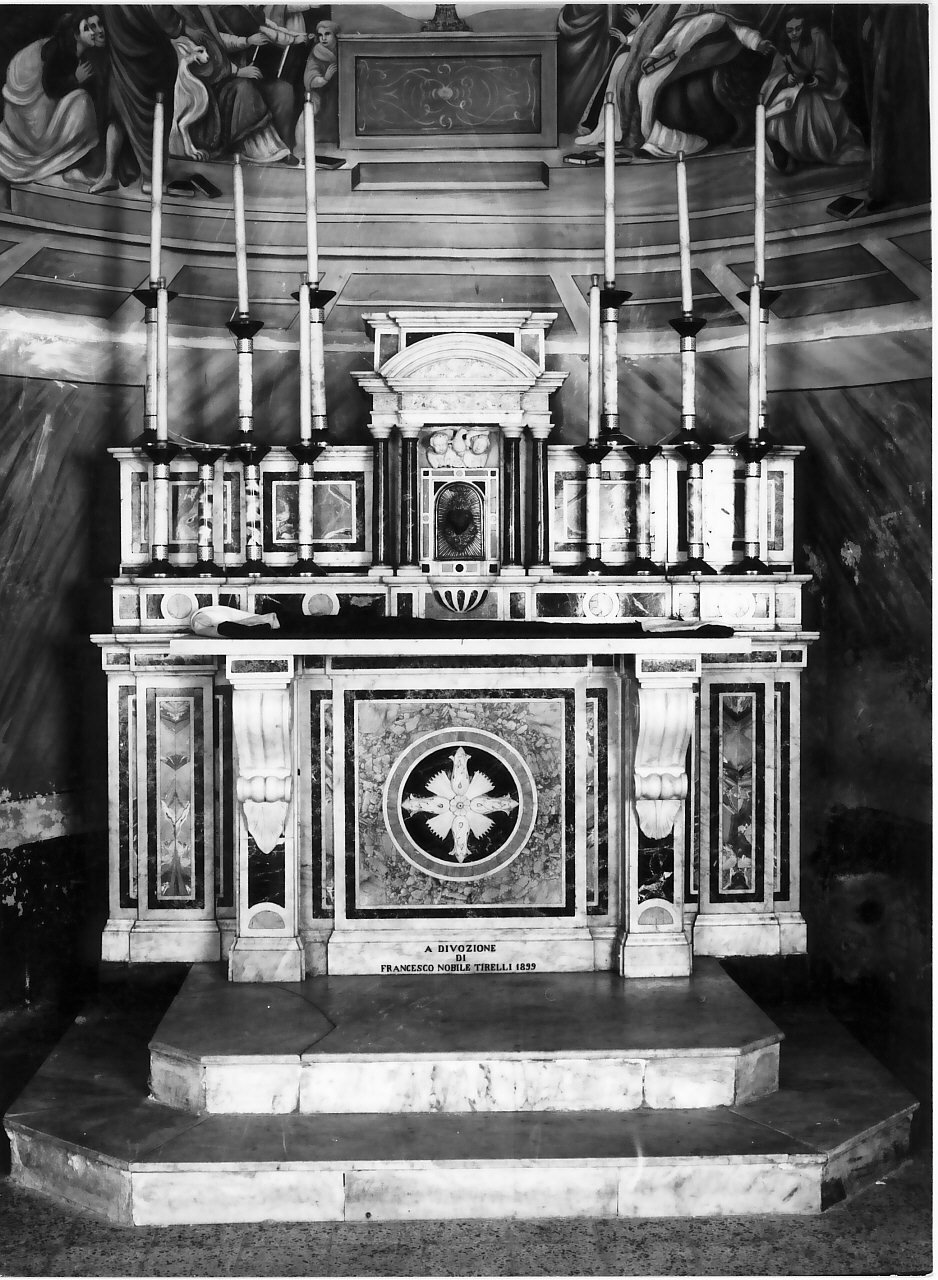 altare, opera isolata di Gennaro Salvatore (sec. XIX)