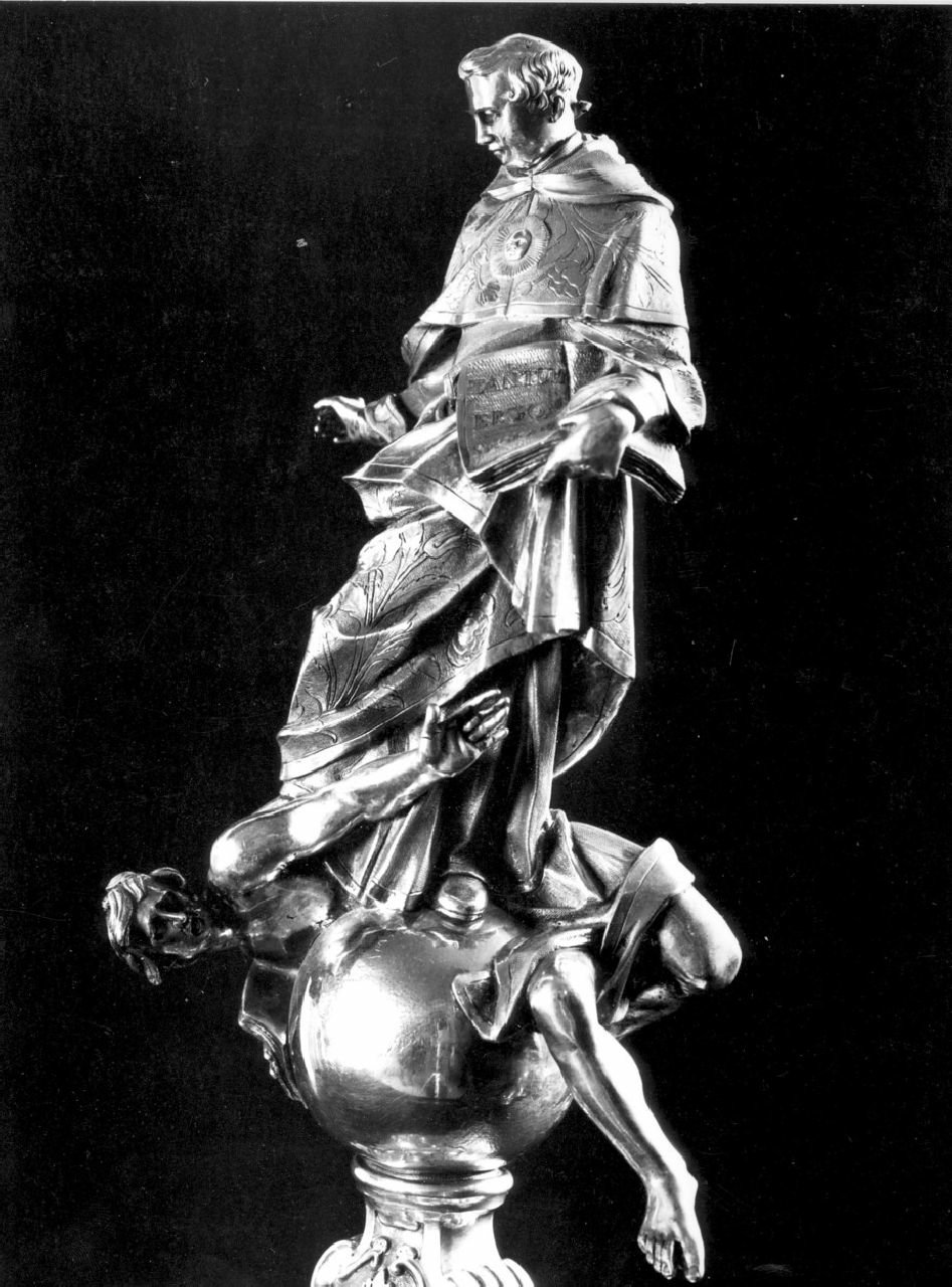 San Tommaso d'Aquino (statua, elemento d'insieme) - bottega napoletana (sec. XVIII)