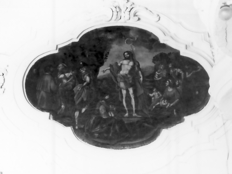 San Giovanni Battista predica nel deserto (dipinto, opera isolata) - ambito calabrese (prima metà sec. XVIII)