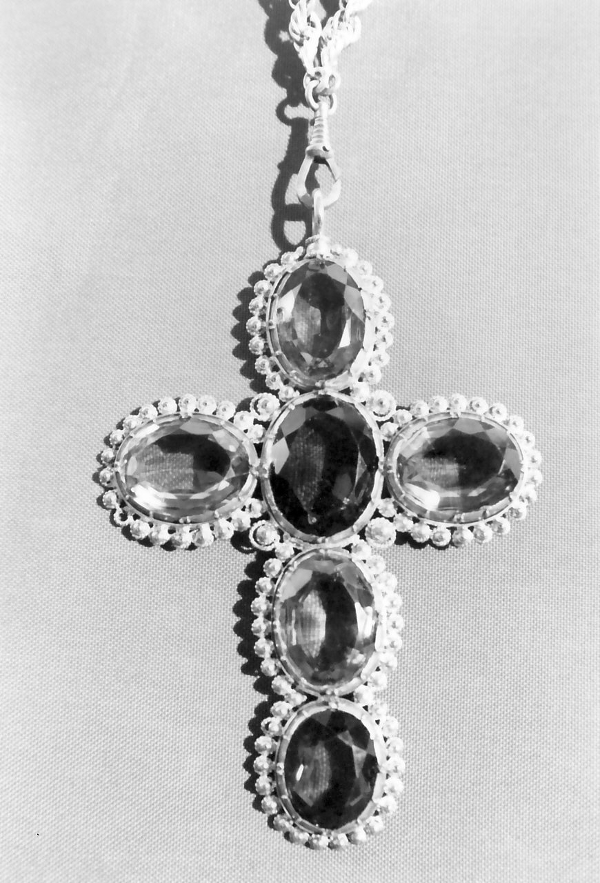 croce, opera isolata - bottega Italia meridionale (seconda metà sec. XIX)