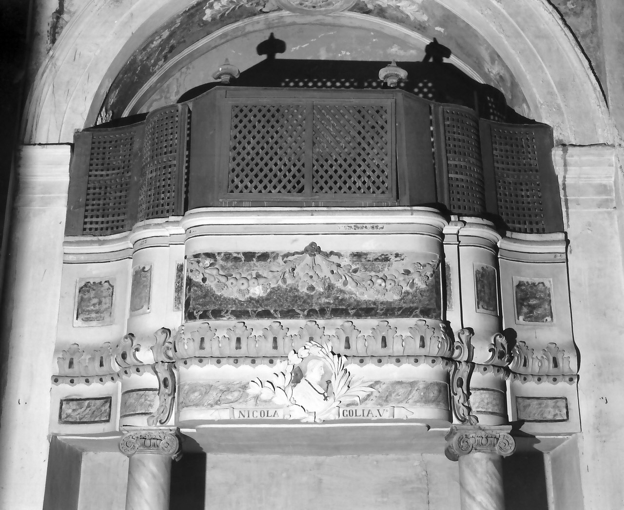 pulpito, opera isolata - bottega Italia meridionale (metà sec. XIX)