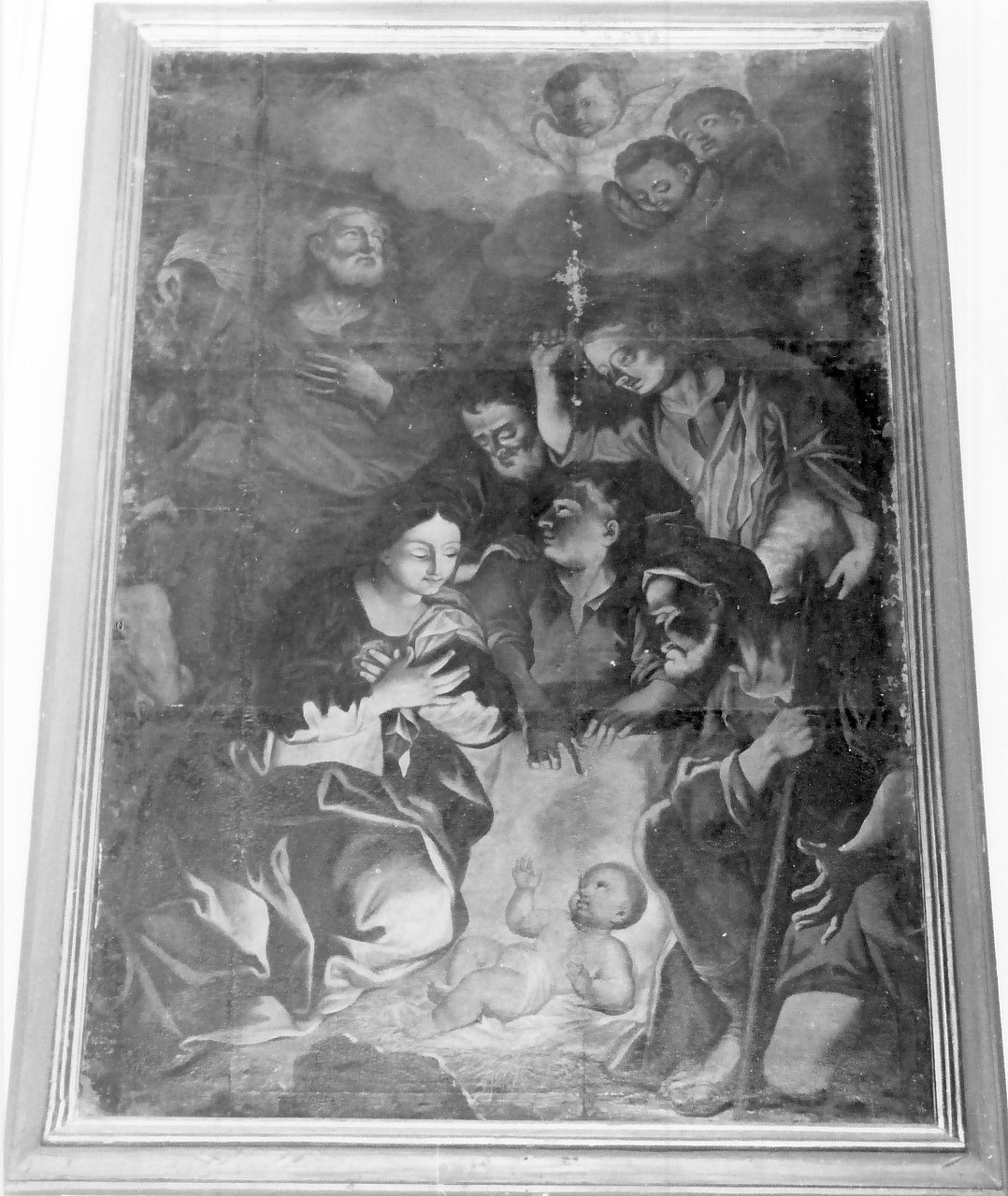 adorazione dei pastori (dipinto, opera isolata) di Negroni Pietro (maniera) (seconda metà sec. XVI)