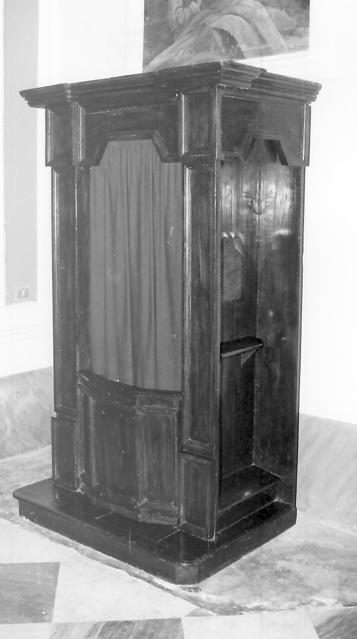 confessionale, opera isolata - bottega calabrese (prima metà sec. XX)