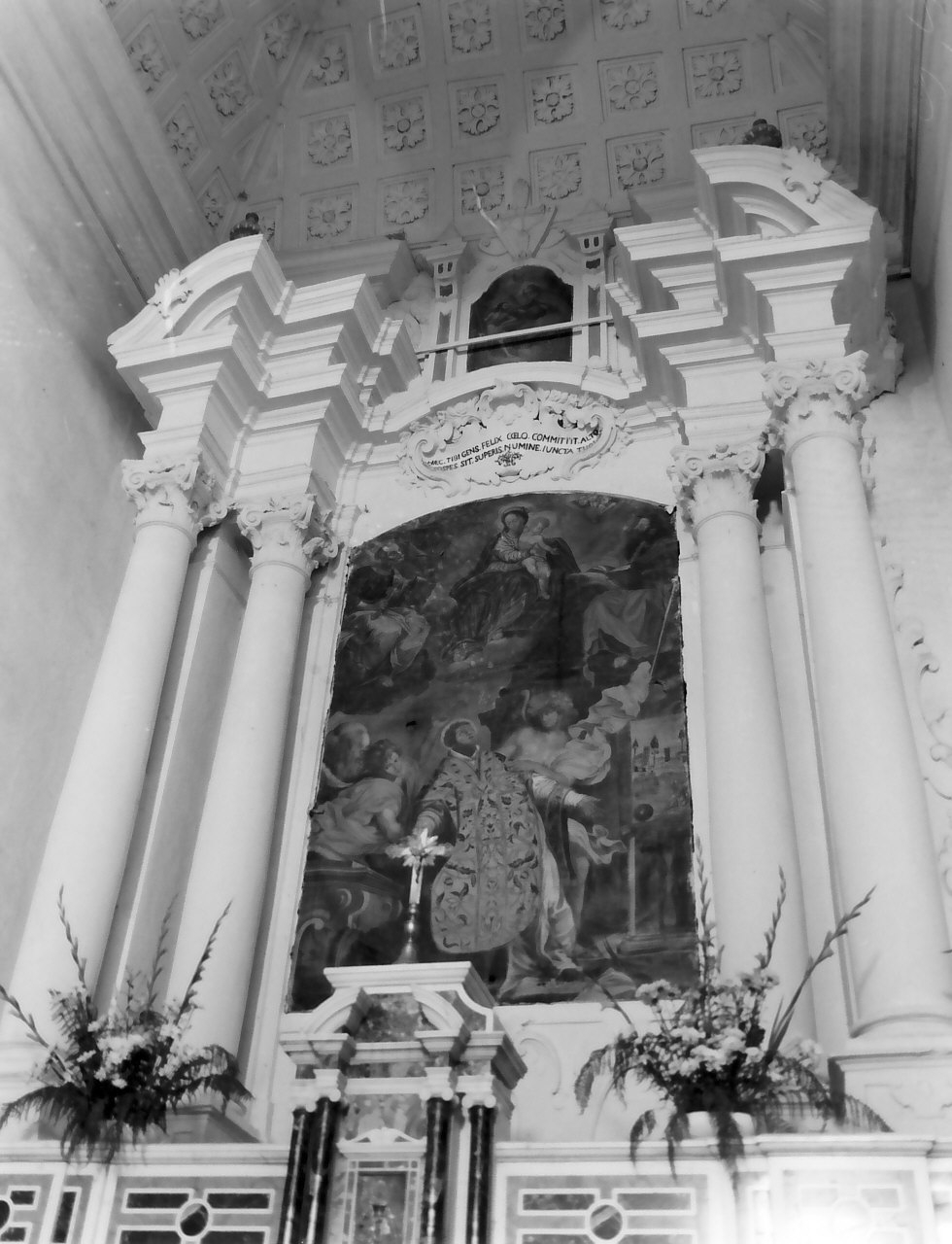 altare maggiore, opera isolata - bottega calabrese (fine/inizio secc. XIX/ XX)