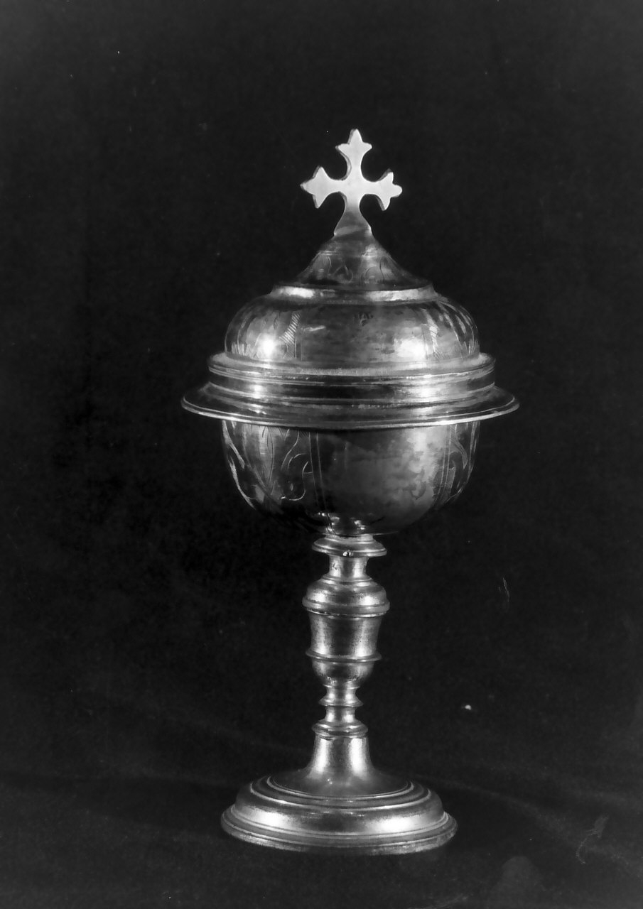 pisside - bottega napoletana (fine/inizio secc. XVIII/ XIX)