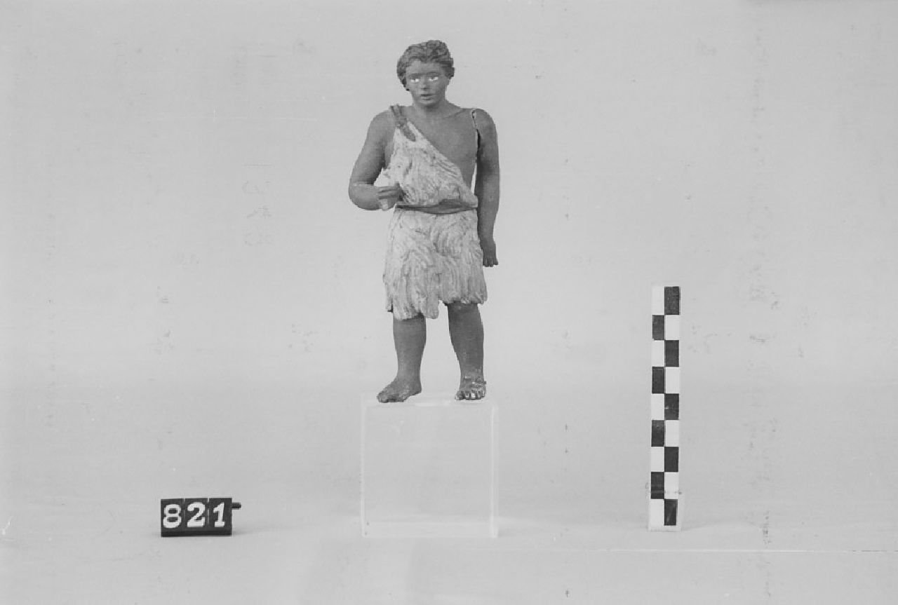 Figura maschile (statuetta, oggetti devozionali) di Capizzano Achille (sec. XX prima metà)