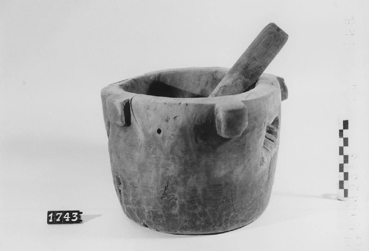 mortaio e pestello, utensili da cucina - manifattura (secc. XIX fine/ XX inizio)