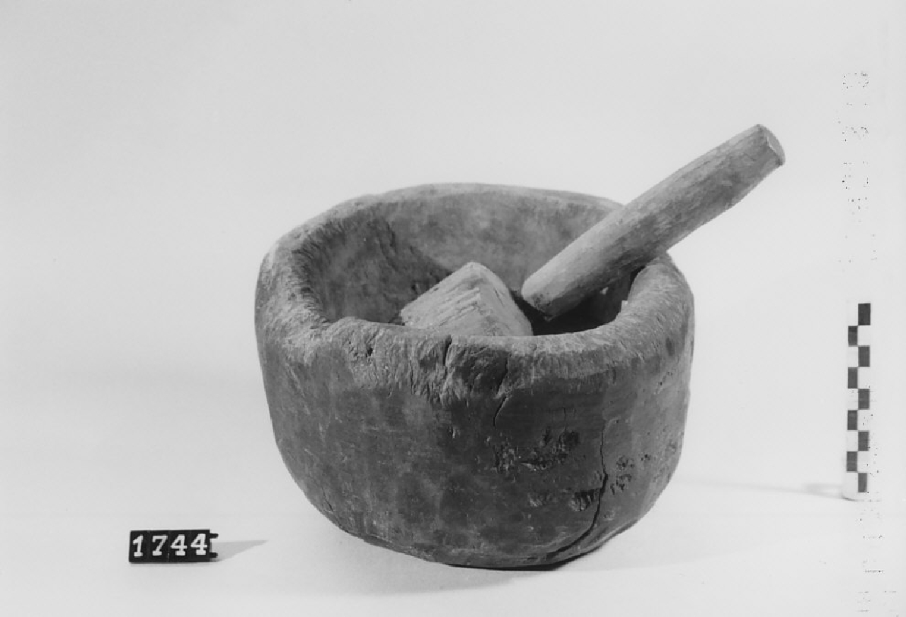 mortaio e pestello, utensili da cucina - manifattura (secc. XIX fine/ XX inizio)