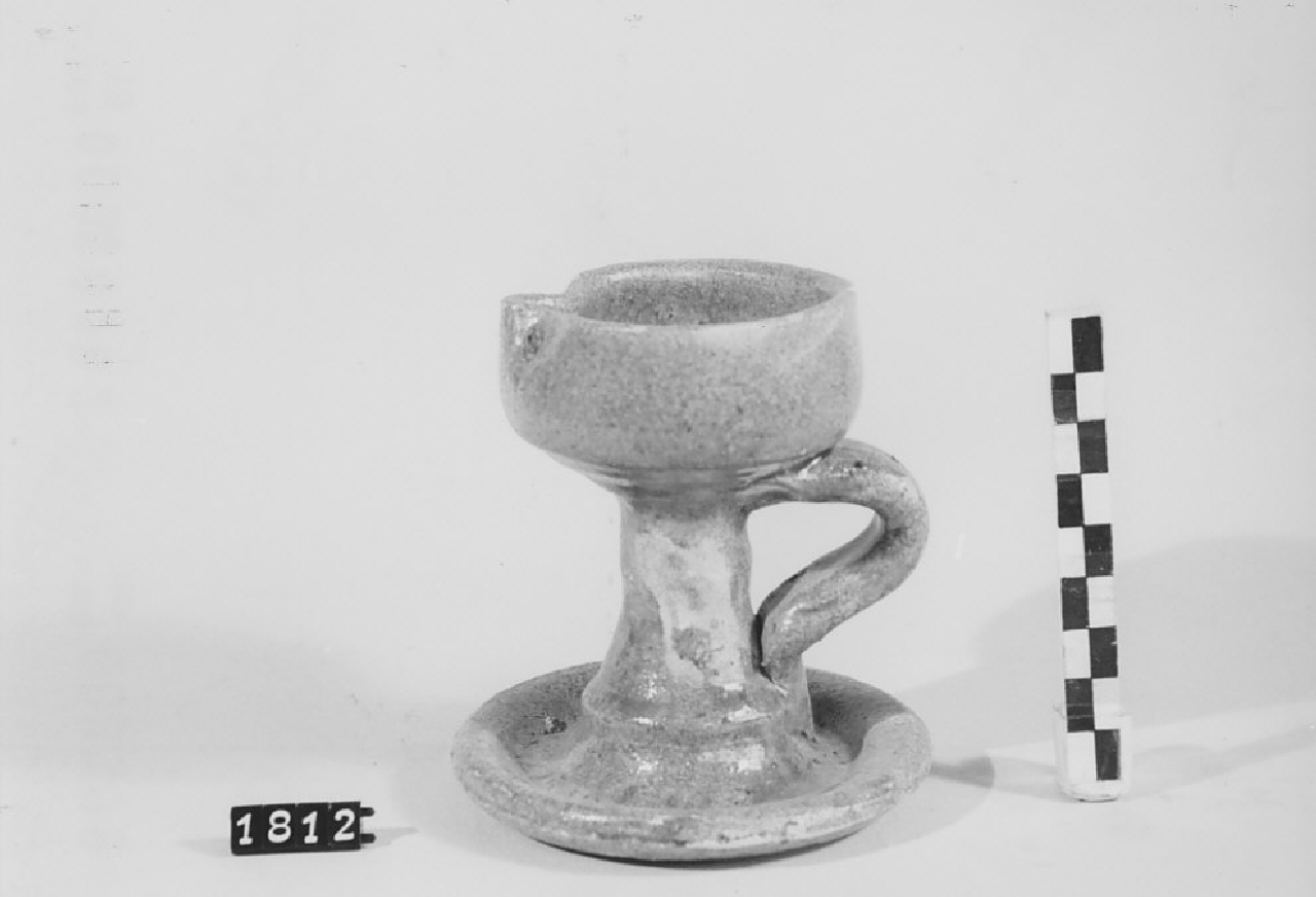 lucerna ad olio, sistemi di illuminazione - bottega del vasaio (sec. XX prima metà)