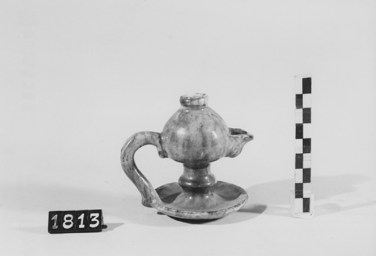 lucerna ad olio, sistemi di illuminazione - bottega del vasaio (sec. XX)