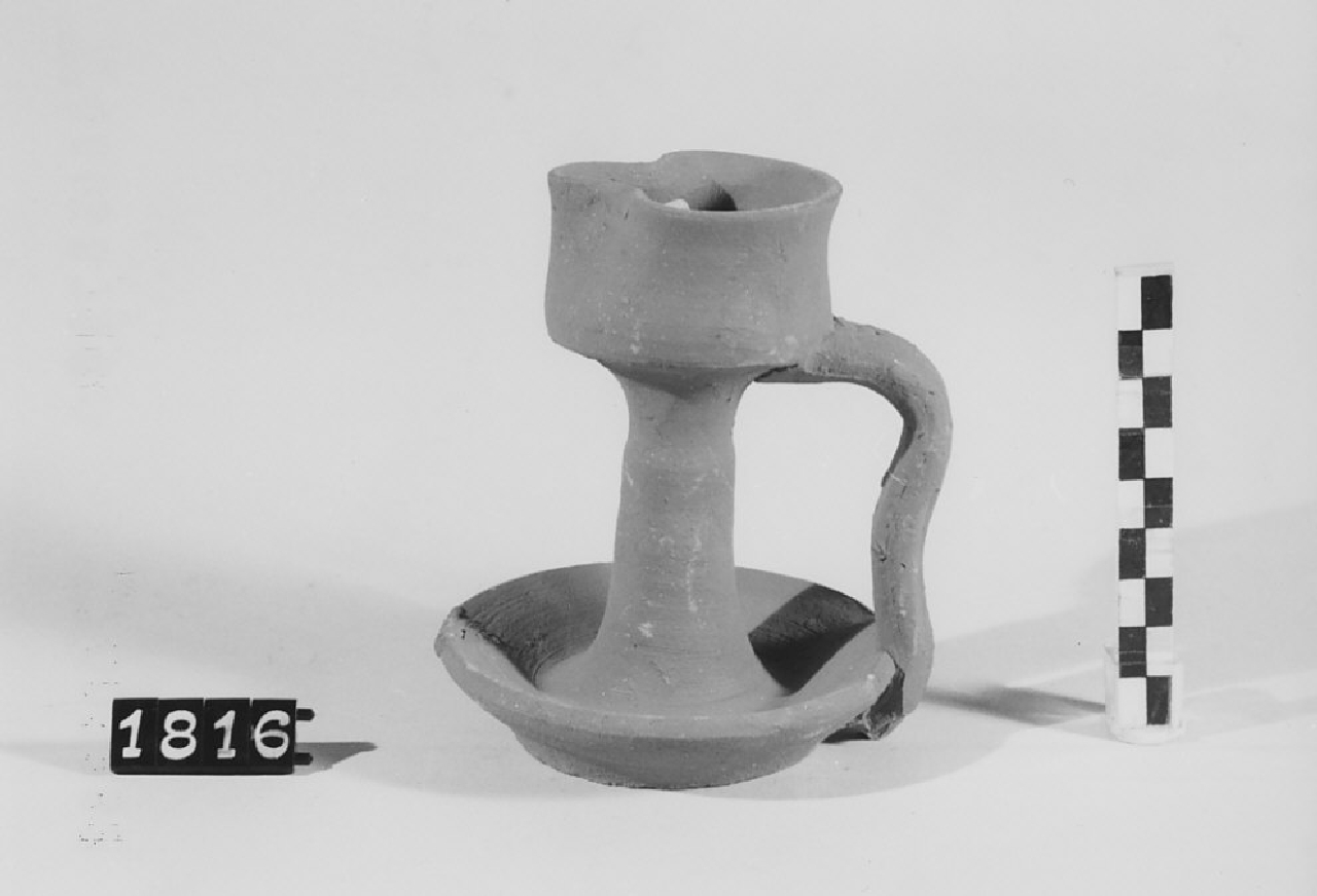 lucerna ad olio, sistemi di illuminazione - bottega del vasaio (sec. XX)