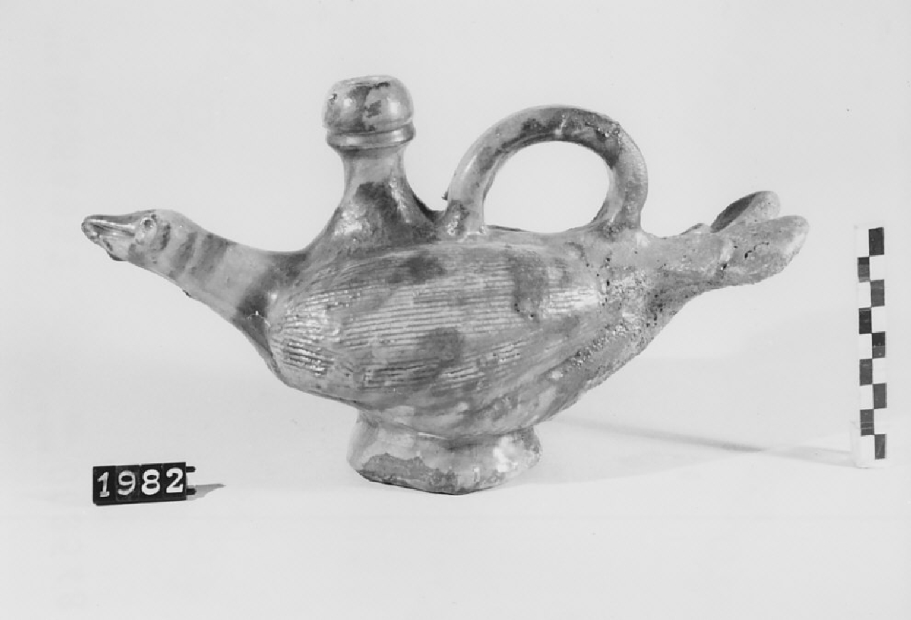 borraccia, ceramica - produzione di Seminara (sec. XX seconda metà)