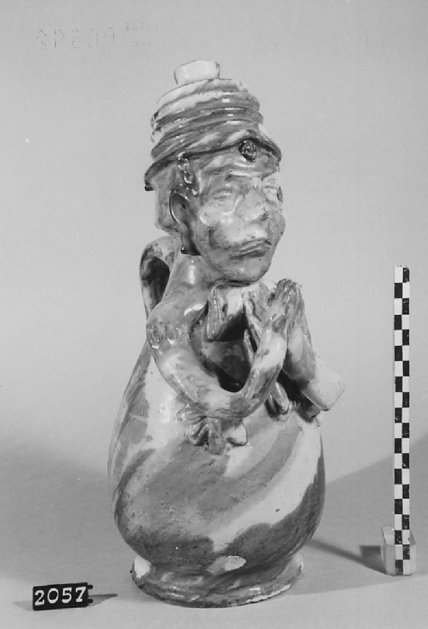 bottiglia, ceramica - produzione di Seminara (sec. XX seconda metà)