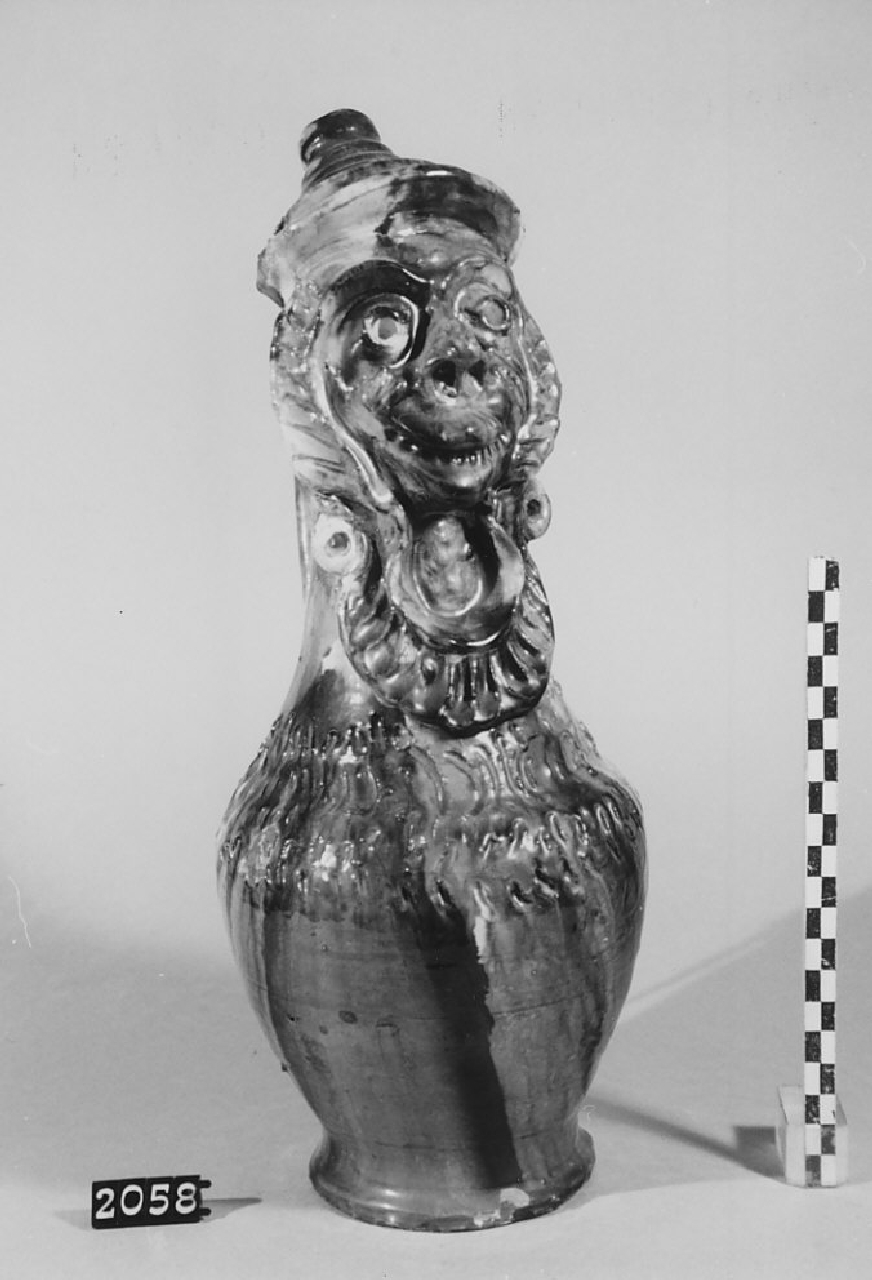 bottiglia, ceramica - produzione di Seminara (sec. XX seconda metà)