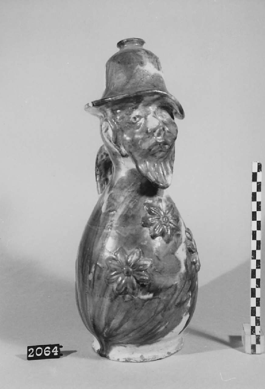 bottiglia, ceramica - produzione di Seminara (sec. XX seconda metà)