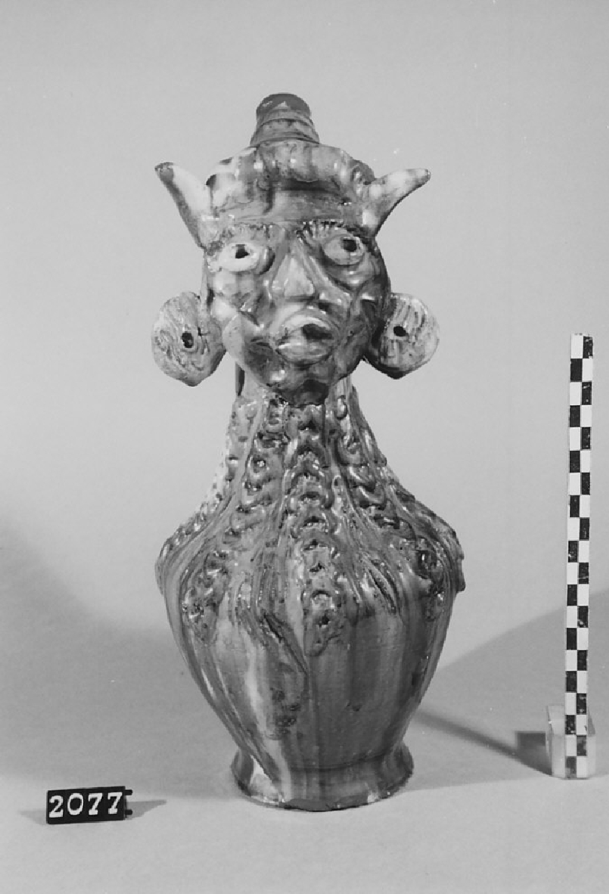 bottiglia, ceramica - produzione di Seminara (sec. XX seconda metà)