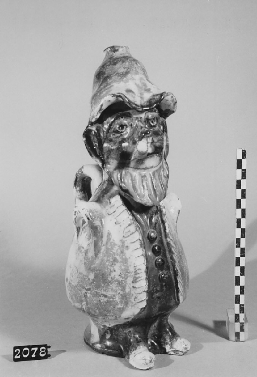 bottiglia, ceramica - produzione di Seminara (sec. XX seconda metà)