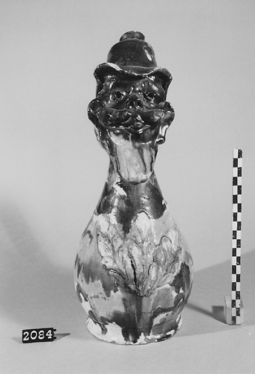 bottiglia, ceramica - produzione di Seminara (sec. XX seconda metà)