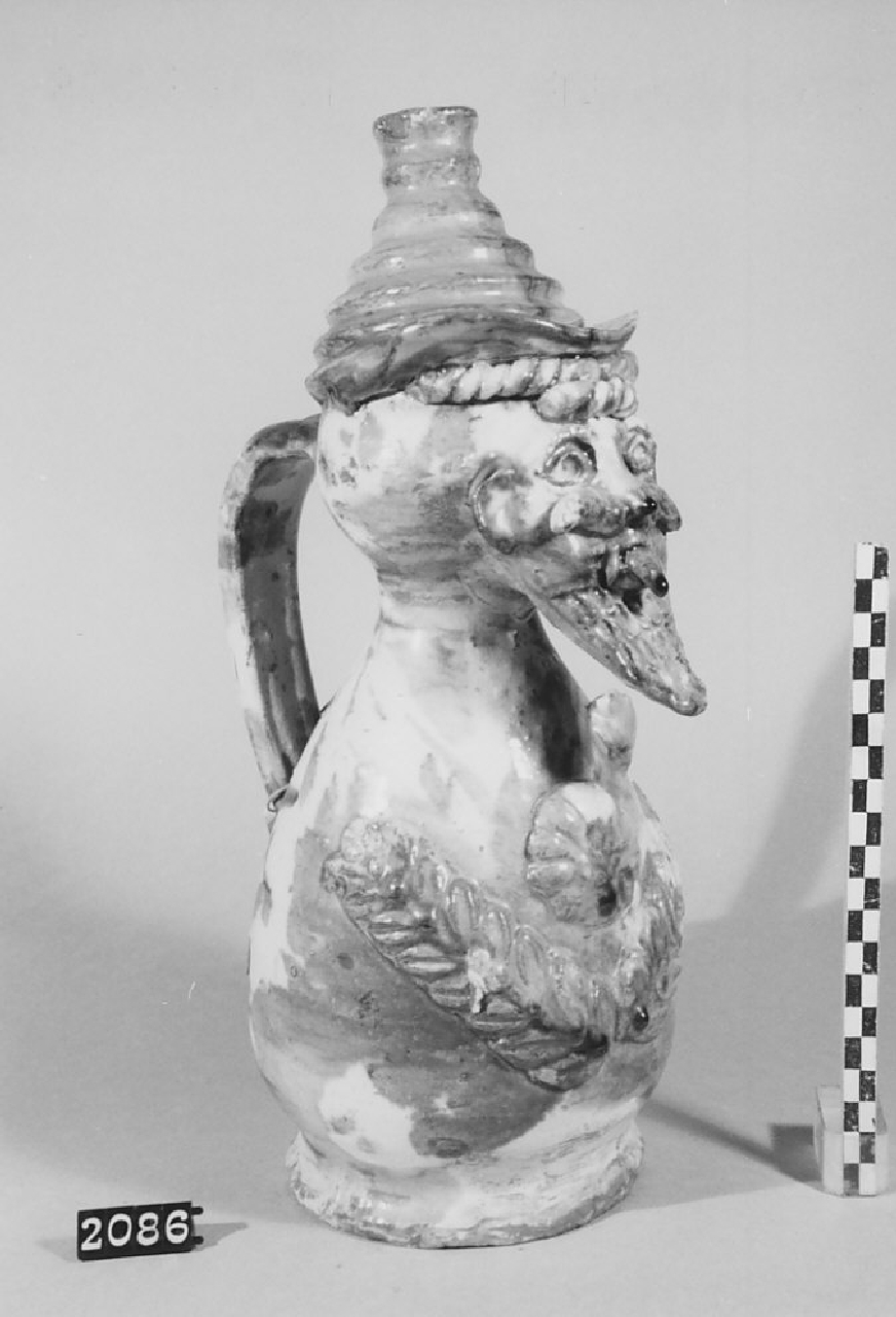 bottiglia, ceramica - produzione di Seminara (sec. XX seconda metà)