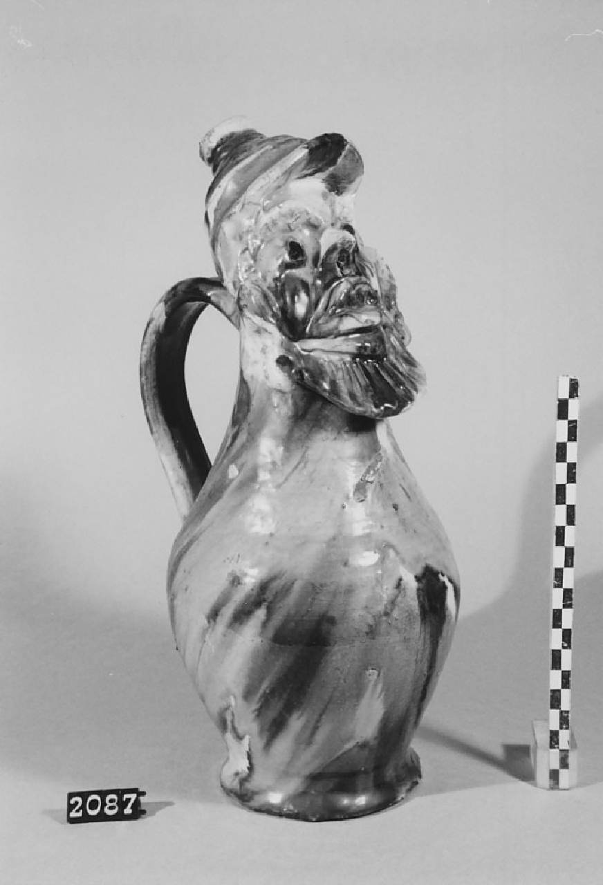 bottiglia, ceramica - produzione di Seminara (sec. XX seconda metà)