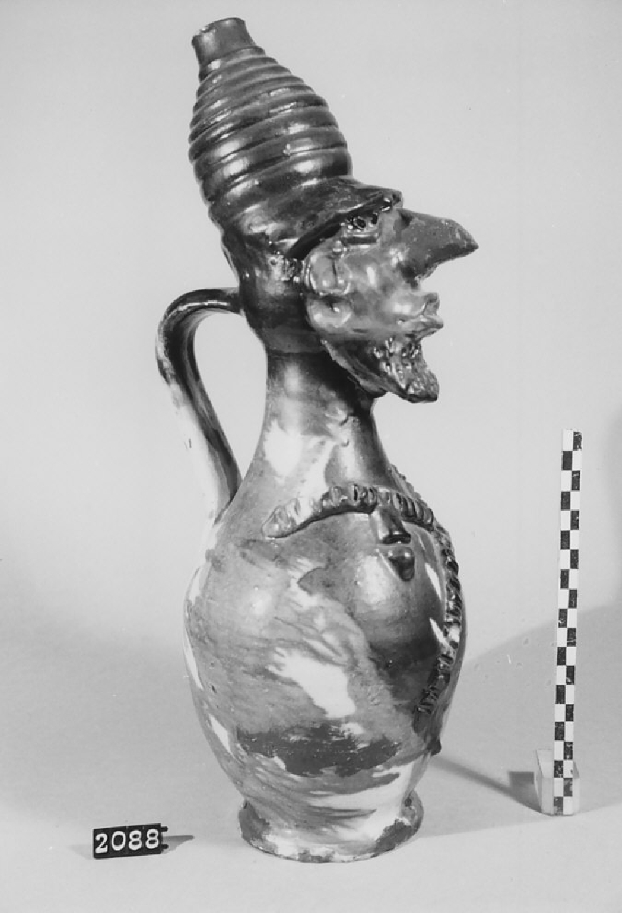 bottiglia, ceramica - produzione di Seminara (sec. XX seconda metà)