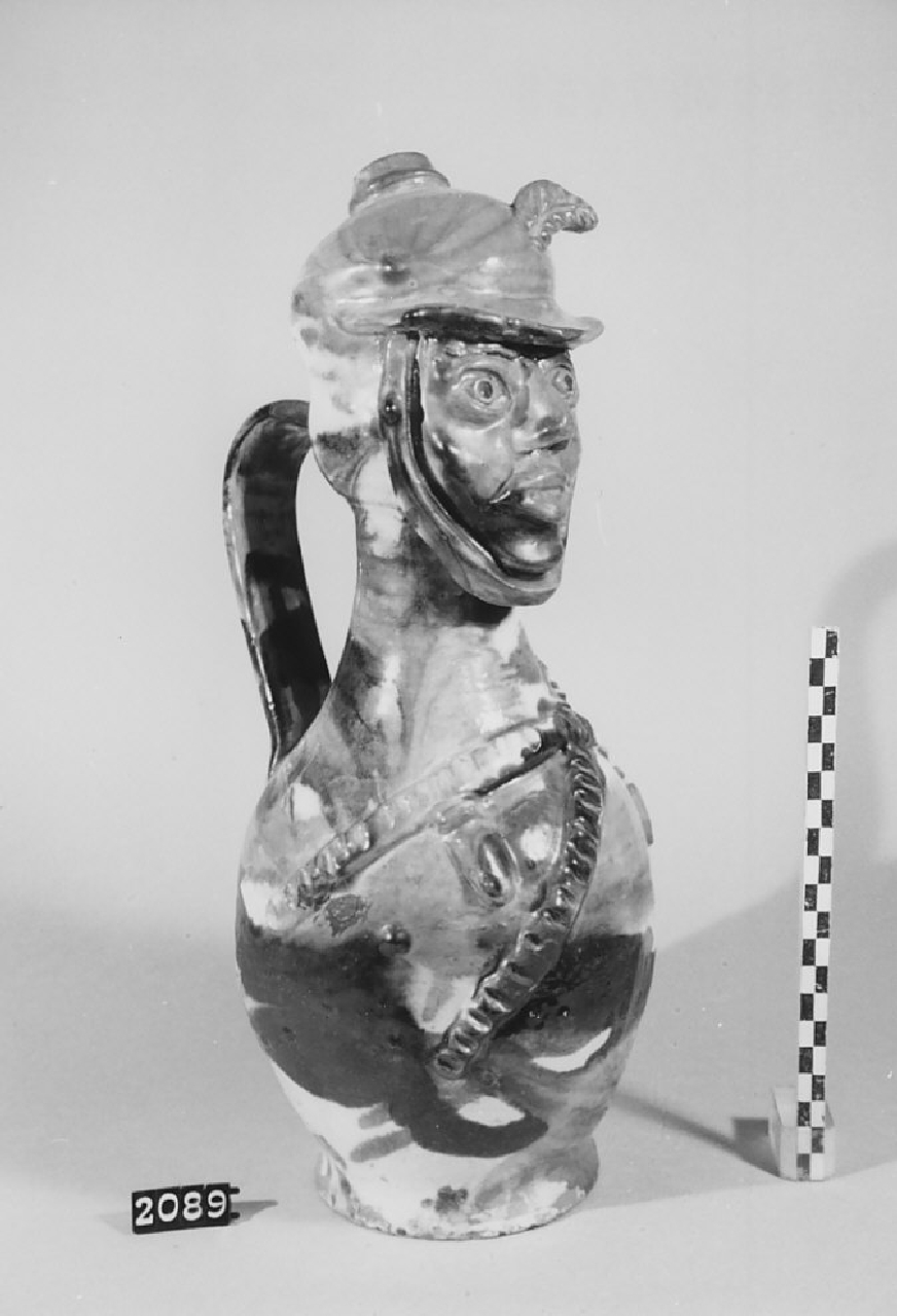 bottiglia, ceramica - produzione di Seminara (sec. XX seconda metà)