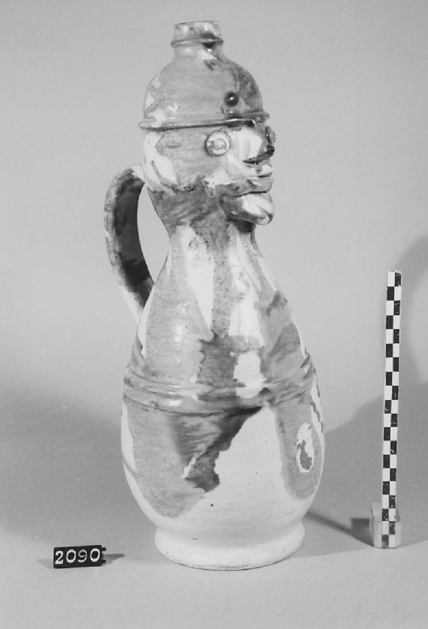 bottiglia, ceramica - produzione di Seminara (sec. XX seconda metà)