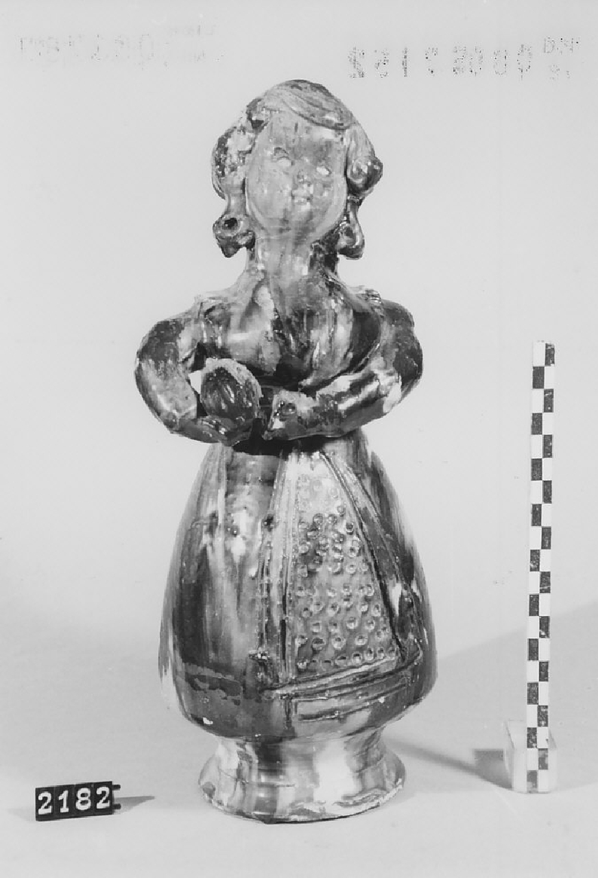 bottiglia, ceramica - produzione di Seminara (sec. XX seconda metà)