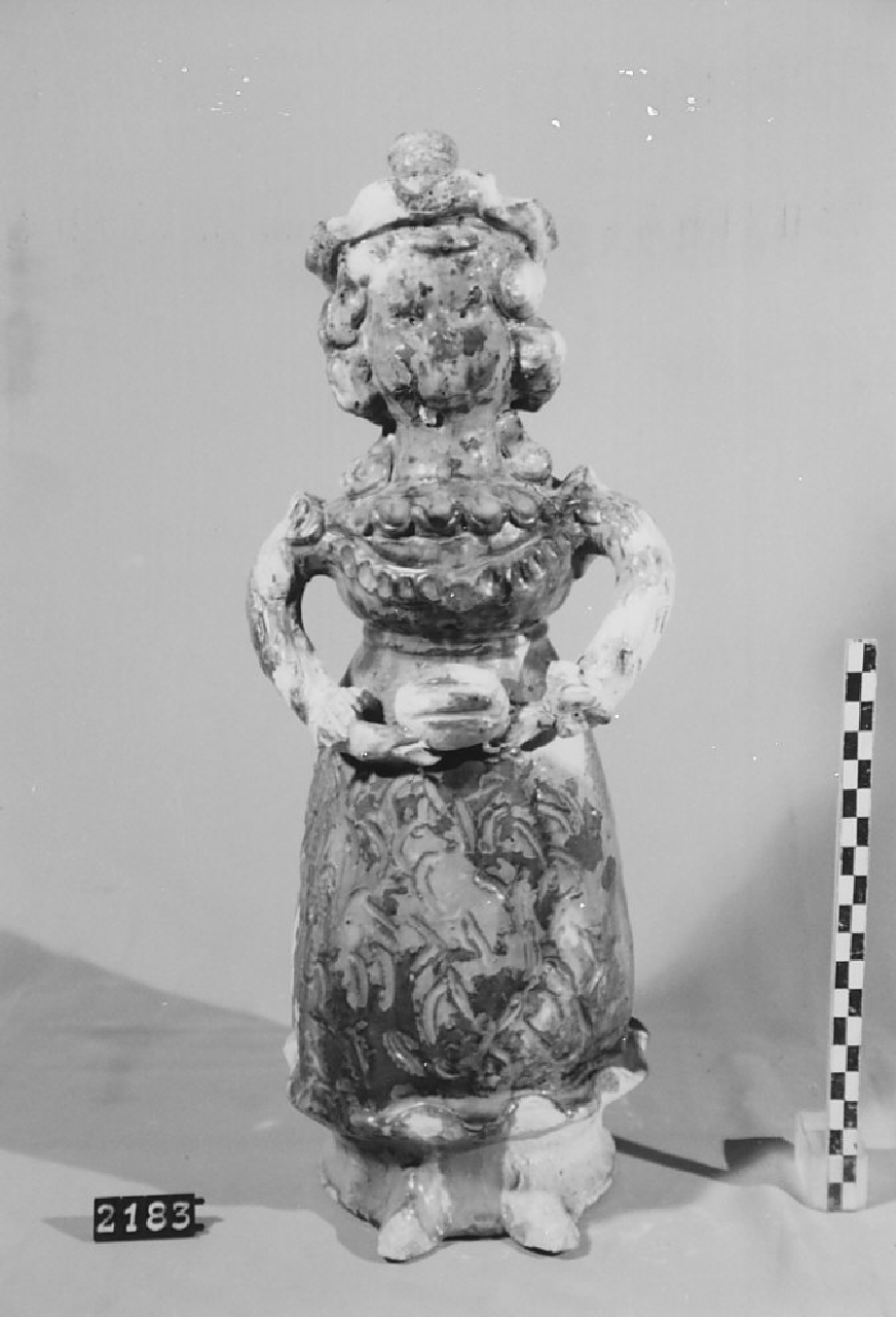 bottiglia, ceramica - produzione di Seminara (sec. XX seconda metà)