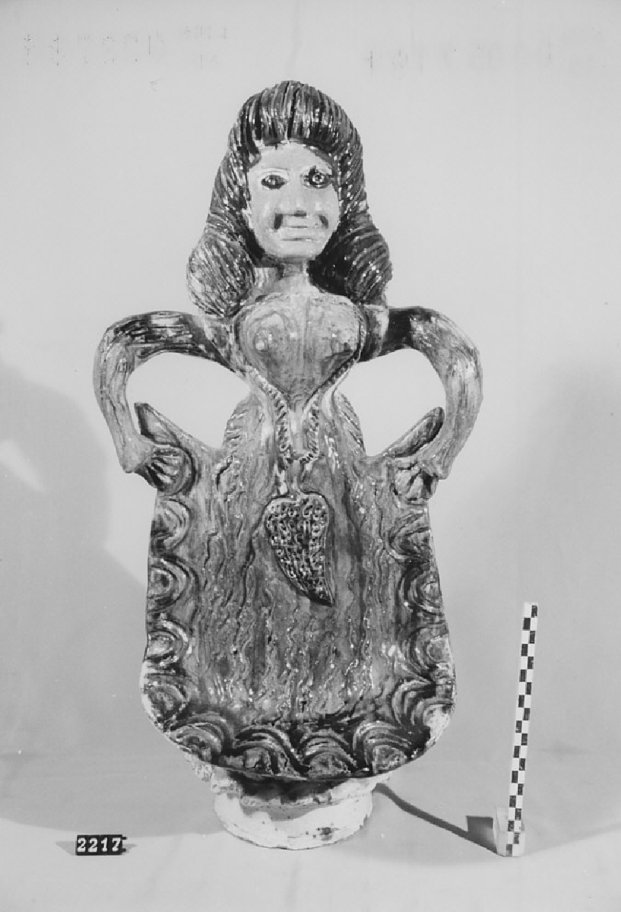 bottiglia, ceramica - produzione di Seminara (1954)